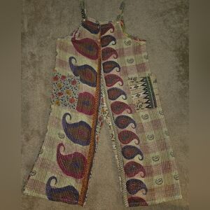 Kantha Bae Seeker Wide Leg Overalls - Multicolor